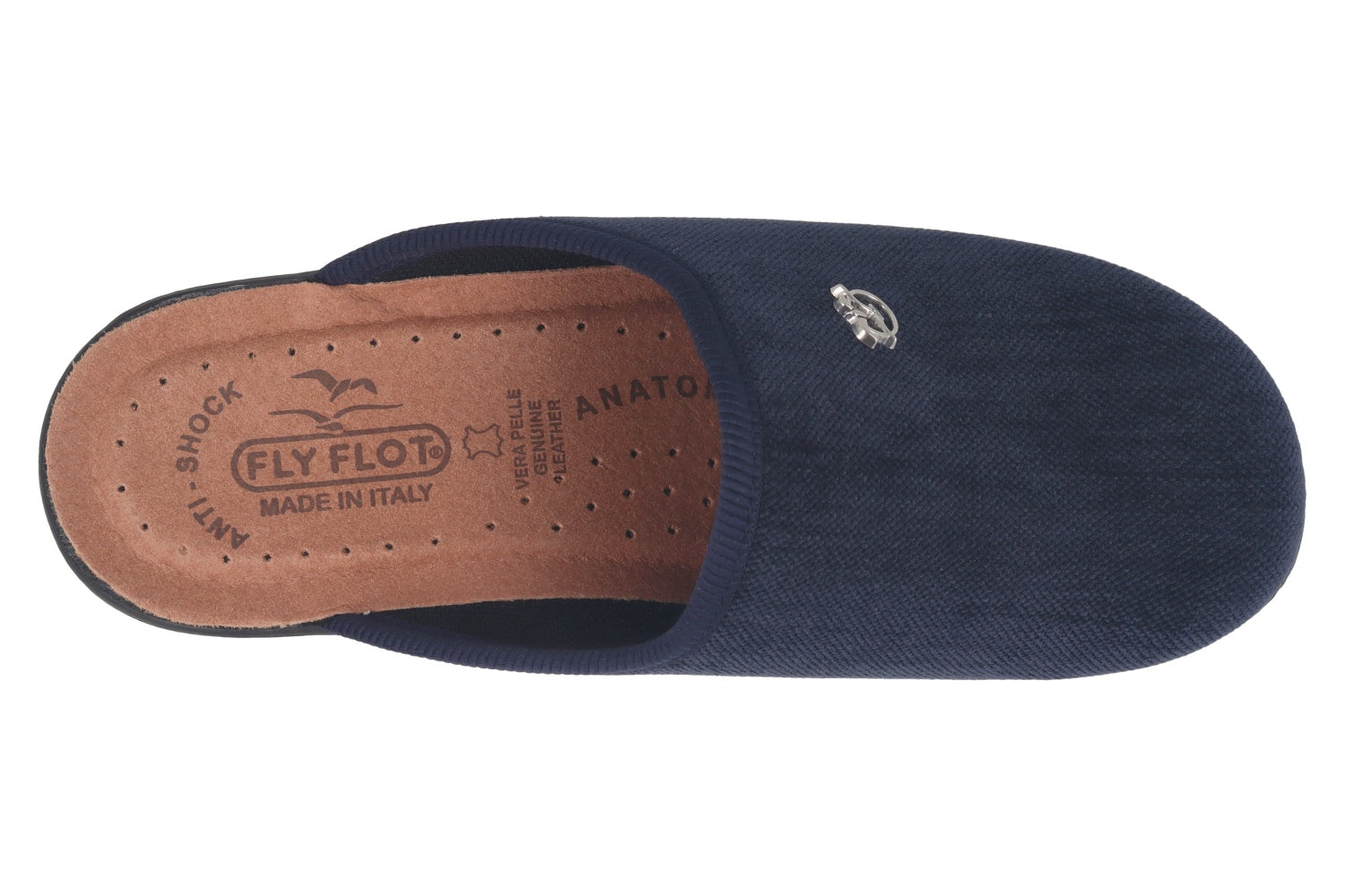 fly-flot-damen-pantolette-aus-microfaser-mit-leder-fu-bett-4-cm-piumatec-sohle image 2