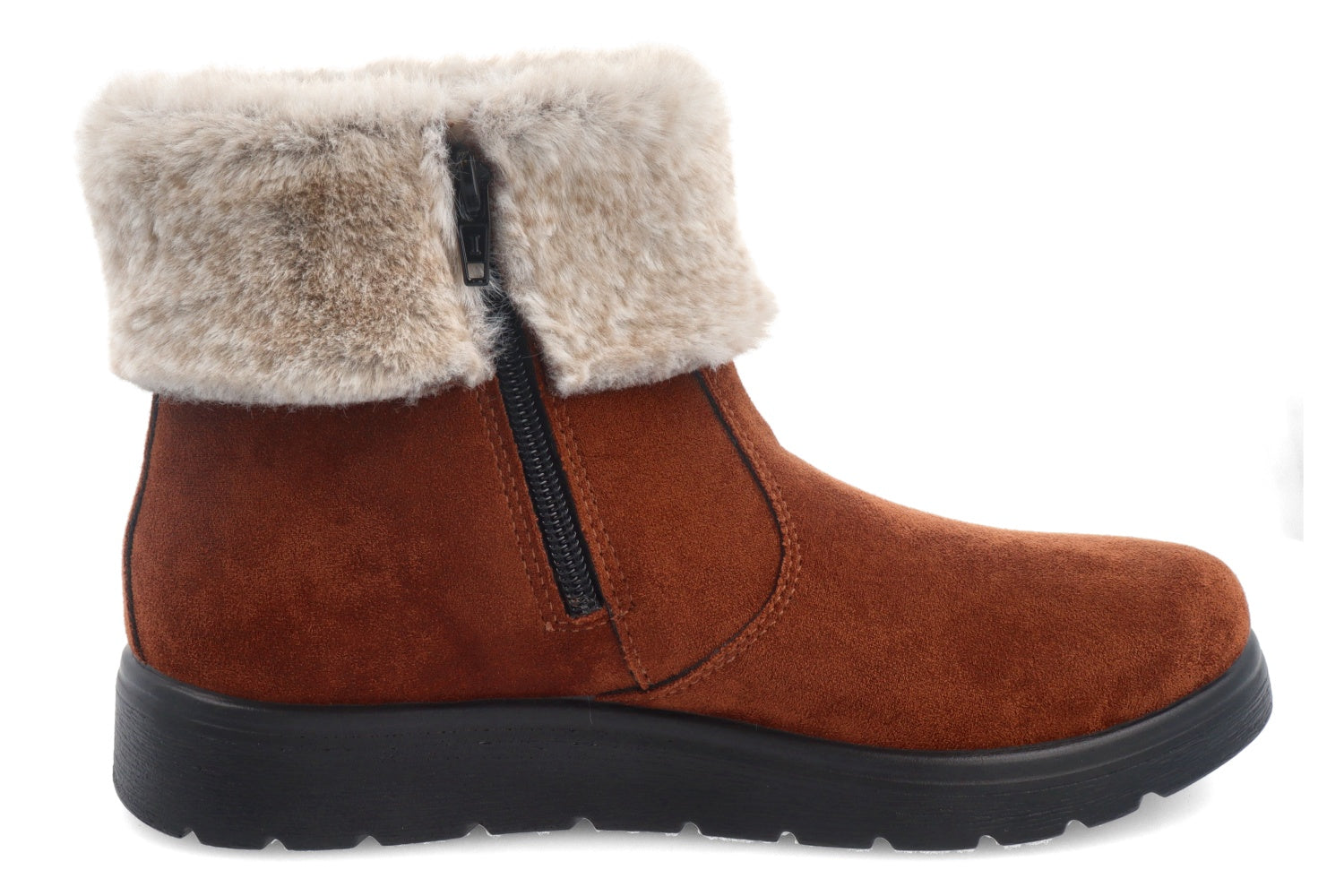 fly-flot-damen-stiefel-hausschuh-aus-microfaser-und-pl-sch-mit-memory image 4