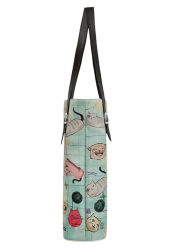 dogo-tall-bag-cats-of-the-world-vegane-damen-umh-ngetasche-tote-bag image 5