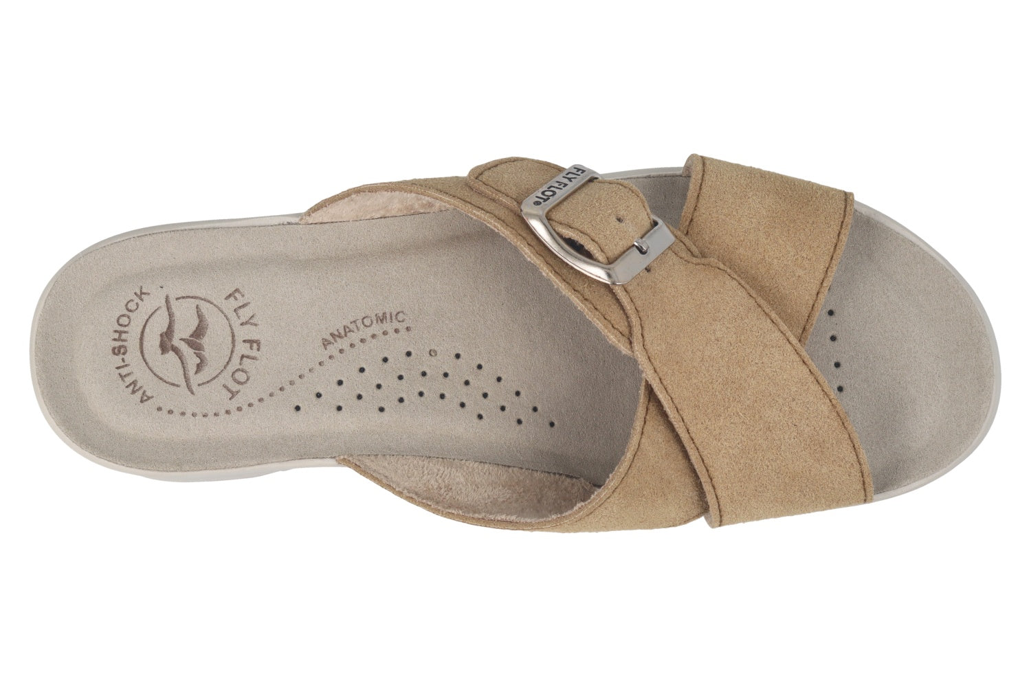 fly-flot-damen-pantolette-aus-stoff-mit-schnalle-sohle-5-cm image 2