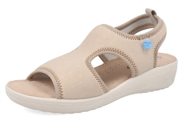 fly-flot-damen-sandale-aus-elastischer-mikrofaser-mit-leder-fu-bett-4-cm image 1