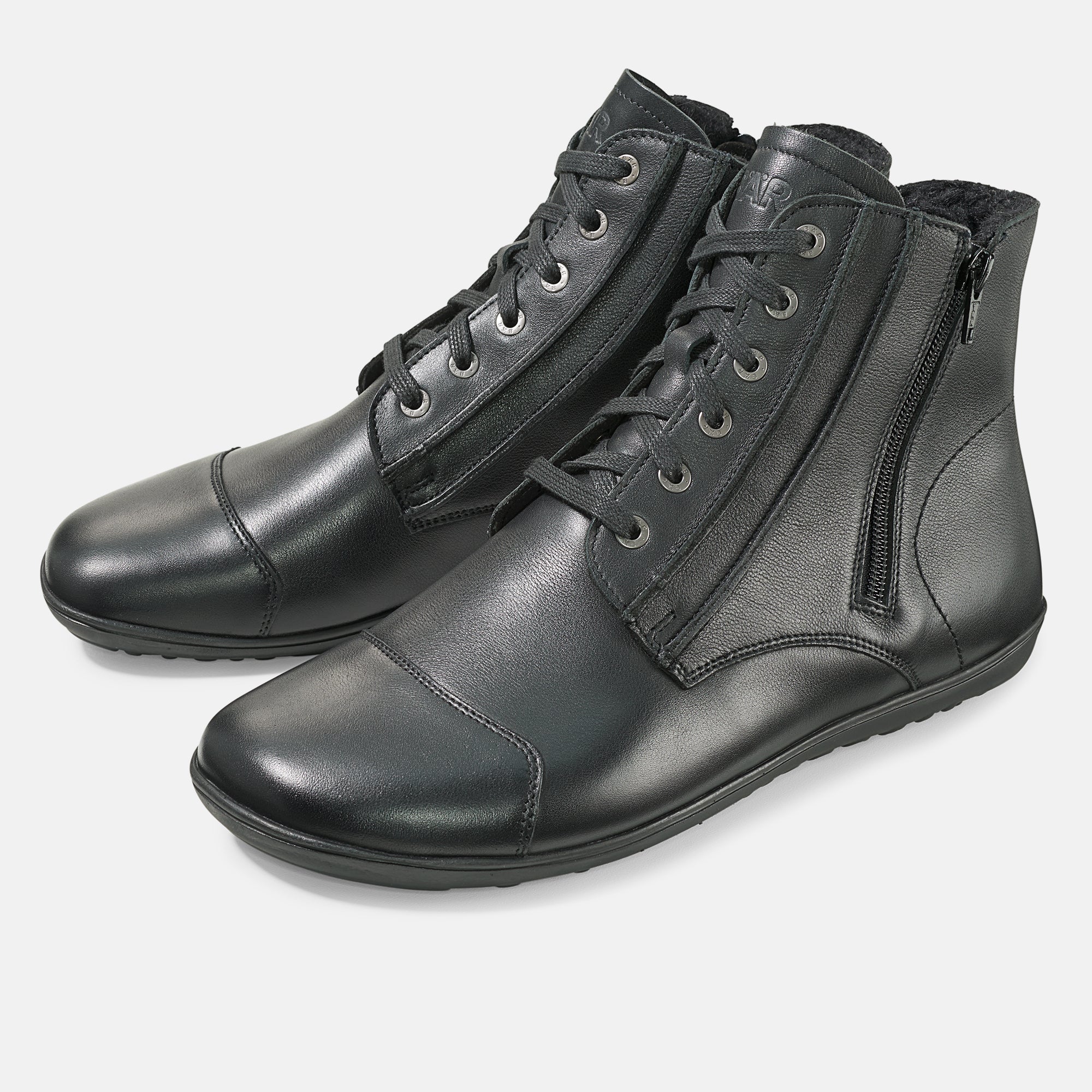 b-r-jason-herren-barfu-schuh-braun-schwarz-weblamm image 2
