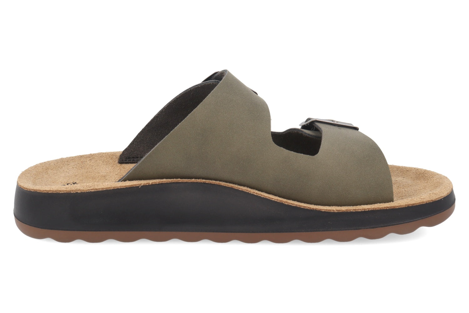 fly-flot-herren-pantolette-aus-eco-leder-mit-schnalle-und-leder-fu-bett image 8