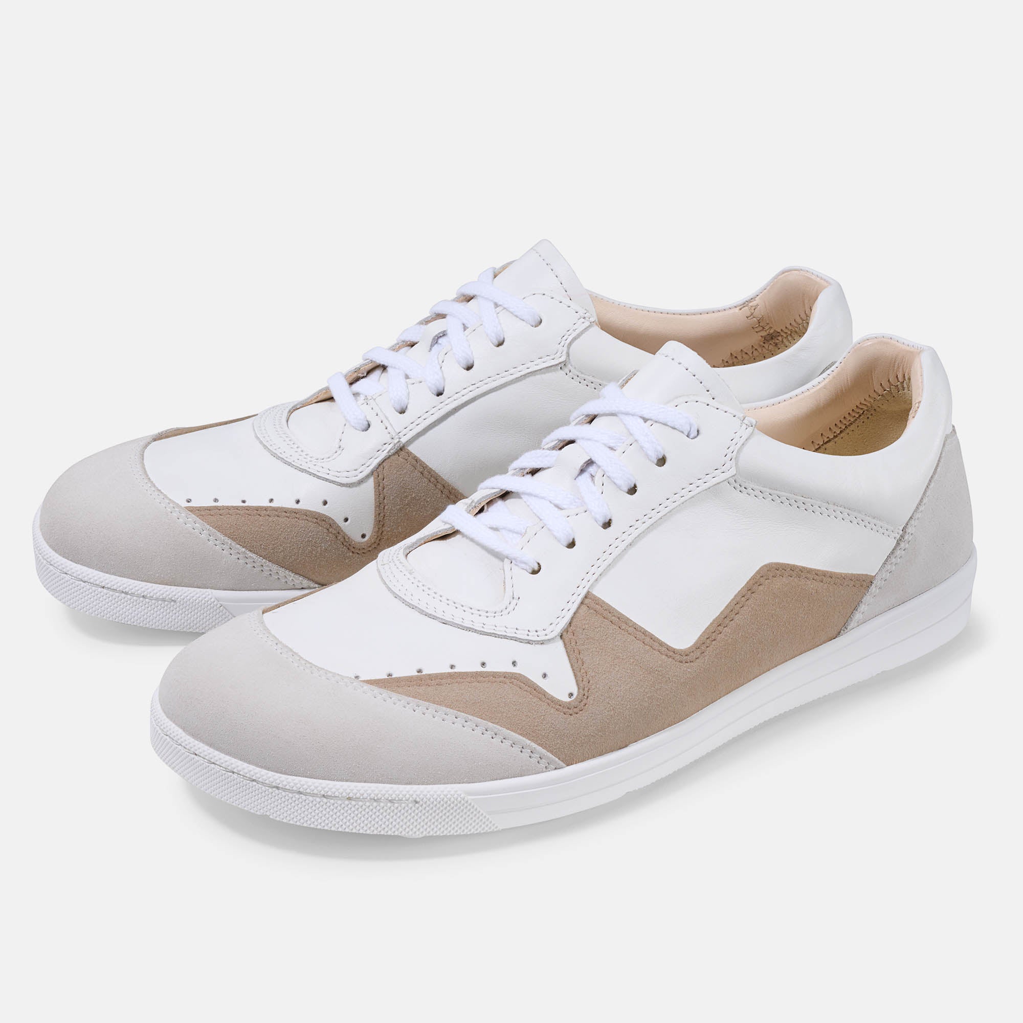 b-r-alea-damen-barfu-sneaker-schn-rschuhe-blau-flach image 2