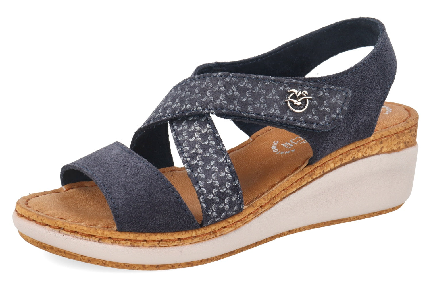 fly-flot-damen-sandale-aus-leder-mit-klett-und-6-cm-sohle image 1