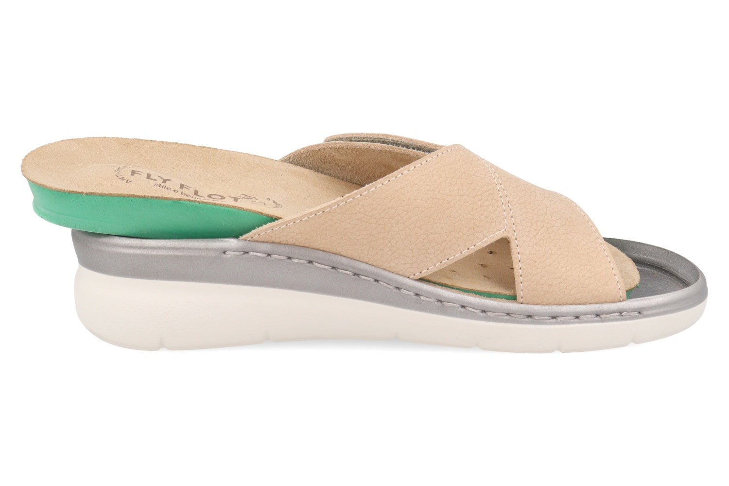 fly-flot-damen-pantolette-aus-leder-klett-wechsel-fu-bett-4-5-cm-sohle image 4