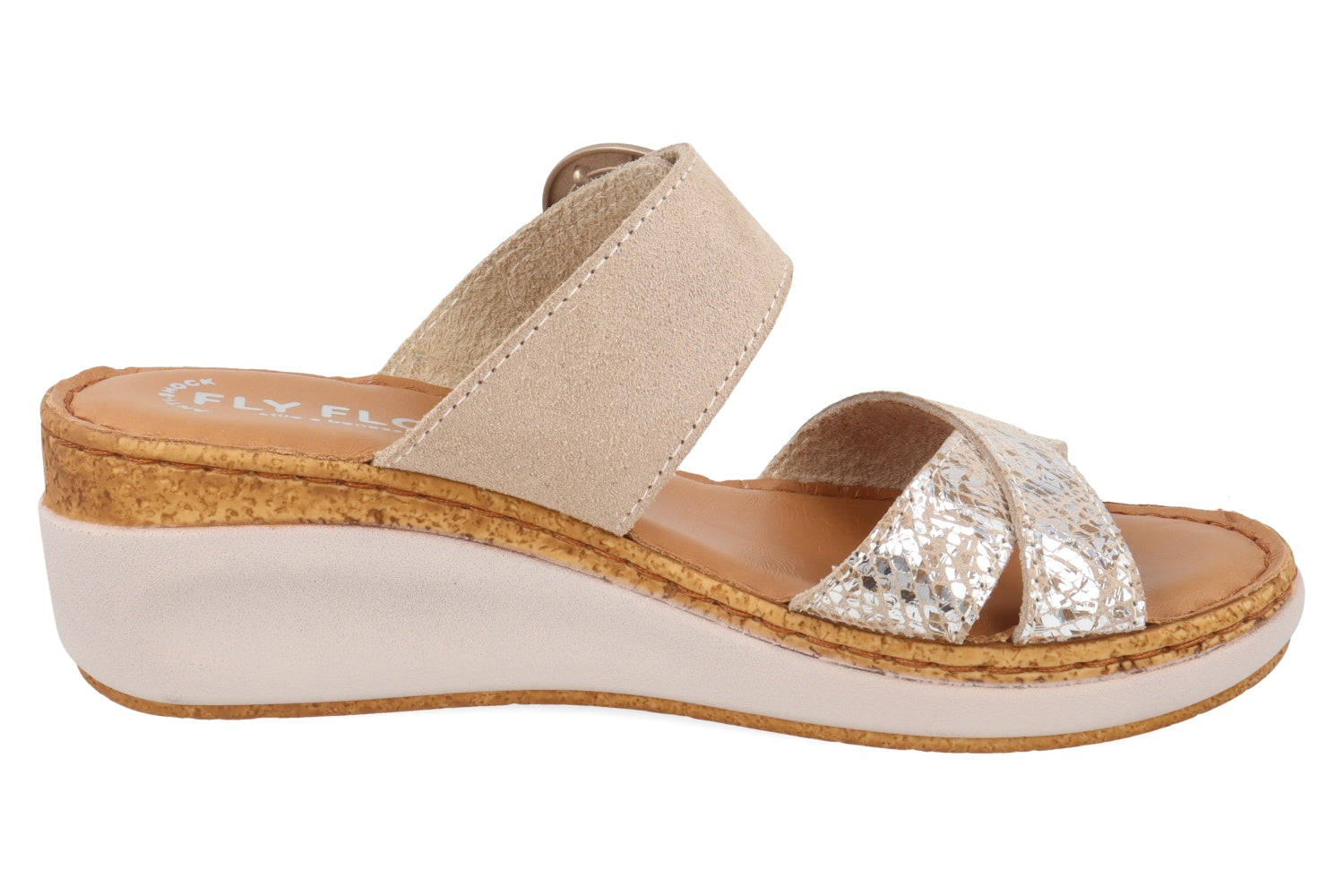 fly-flot-ciabatta-damen-pantolette-aus-echtleder-keil-6-cm-leder-fu-bett image 8
