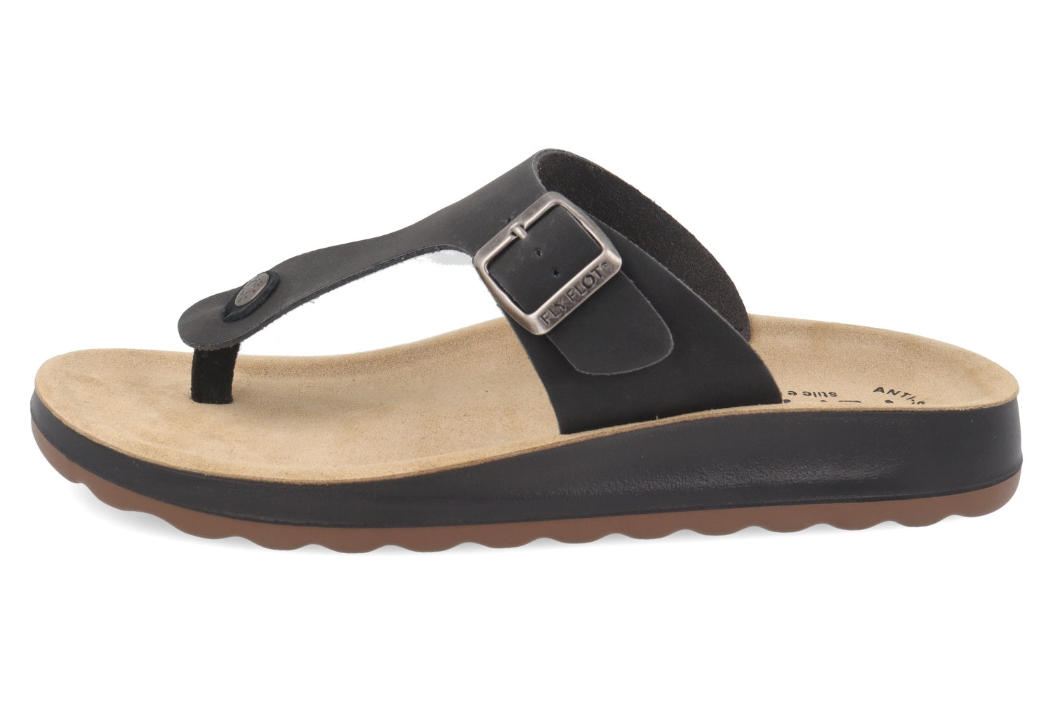 fly-flot-ciabatta-herren-pantolette-aus-ecopelle-lederfu-bett-3-cm-sohle image 3