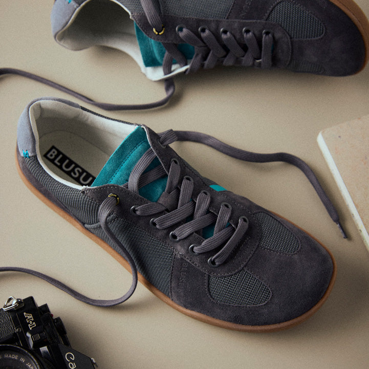 blusun-blsn-204w-dark-grey-barfu-sneaker-damen-mesh-veloursleder image 2