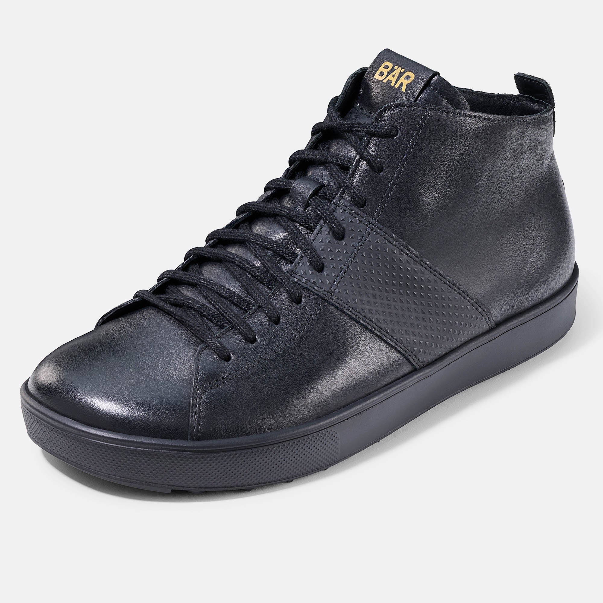 b-r-ryan-herren-retro-boot-stiefelette-schwarz-filzfutter-flach image 4