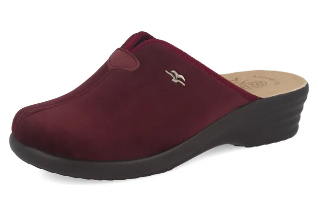 fly-flot-damen-pantolette-aus-samt-mit-leder-fu-bett-4-5-cm image 1