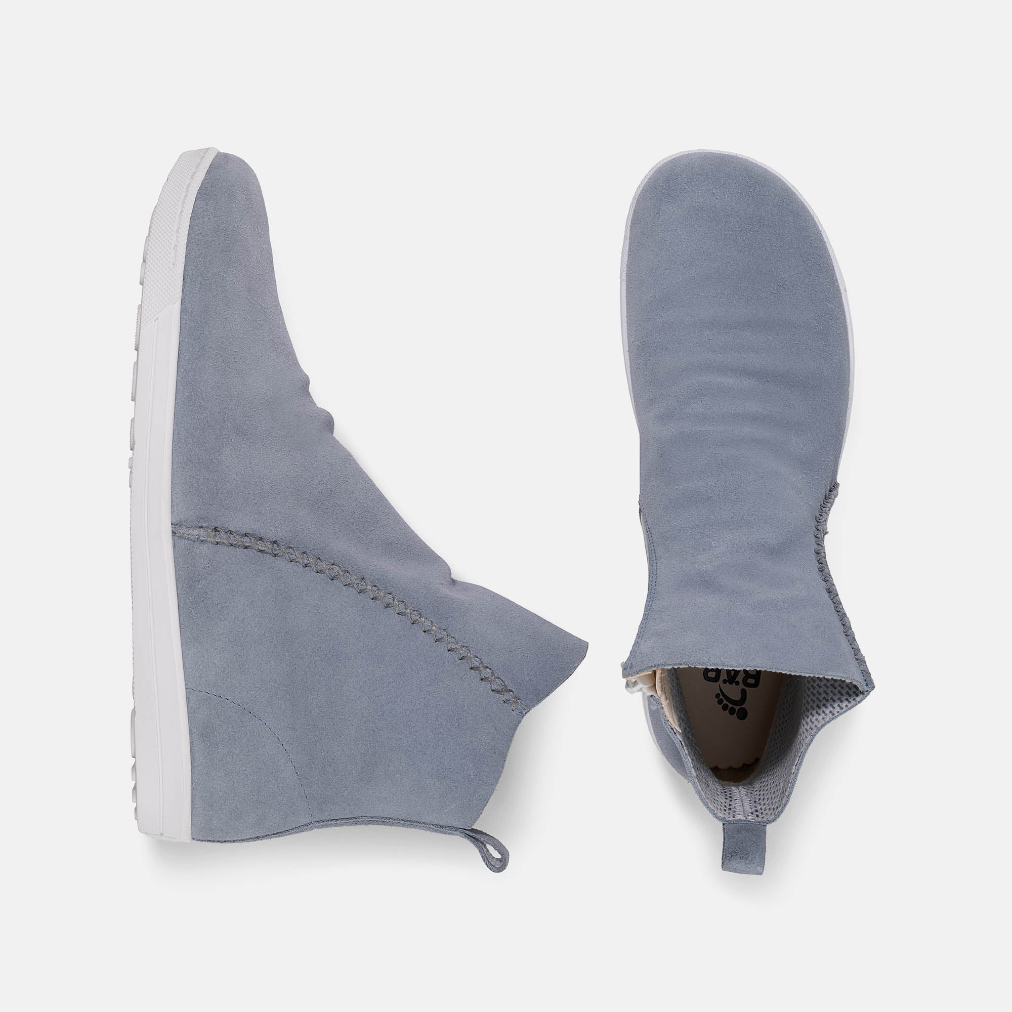 b-r-eloise-damen-stiefelette-blau-leicht-barfu image 5