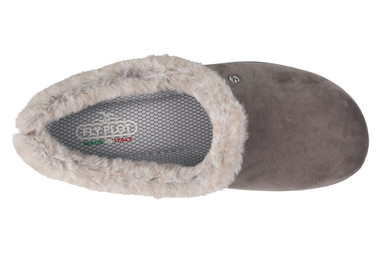 fly-flot-damen-pantolette-aus-microfaser-und-pl-sch-mit-memory-fu-bett image 6