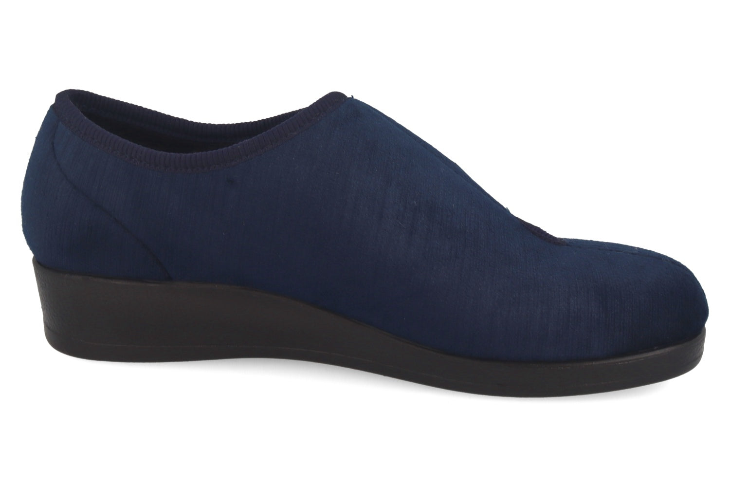 fly-flot-damen-pantoffel-aus-velours-mit-klett-und-wechselfu-bett-3-5-cm-sohle image 4