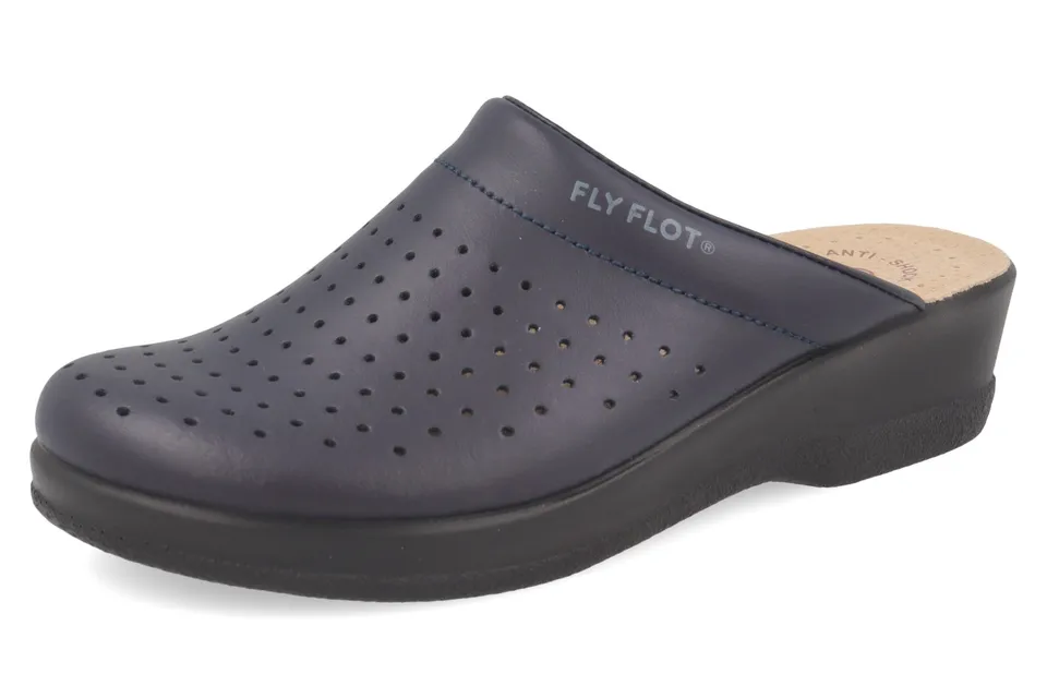 fly-flot-damen-pantolette-leder-gelocht-anti-shock image 1
