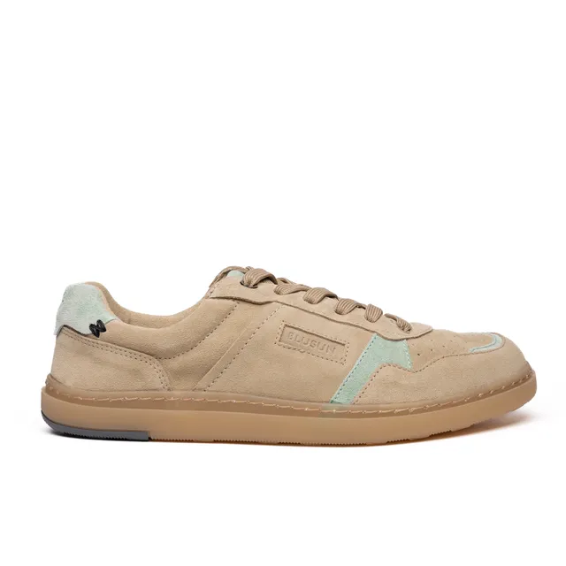 blusun-blsn-600-w-barfu-court-sneaker-damen-beige-green-plus-weite image 1