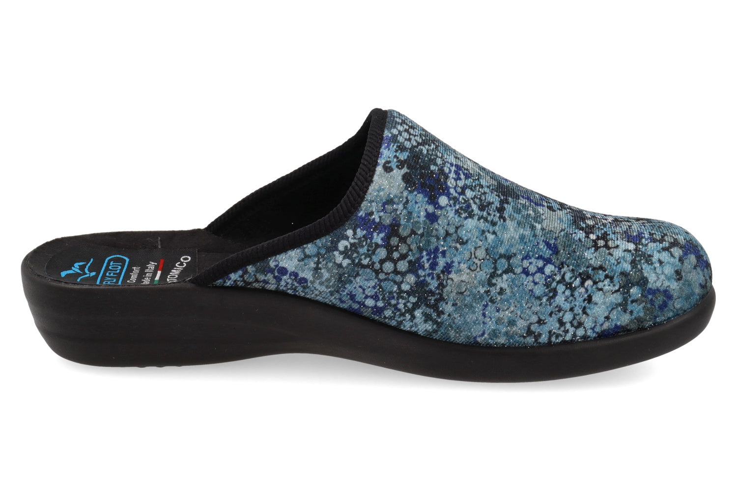 fly-flot-damen-pantolette-aus-elastischer-microfaser-stretch-3-5-cm-sohle image 4