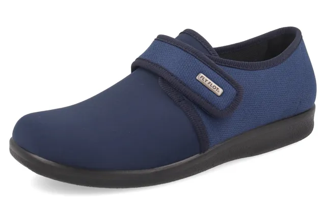 fly-flot-herren-hausschuh-stretch-microfaser-klett image 1