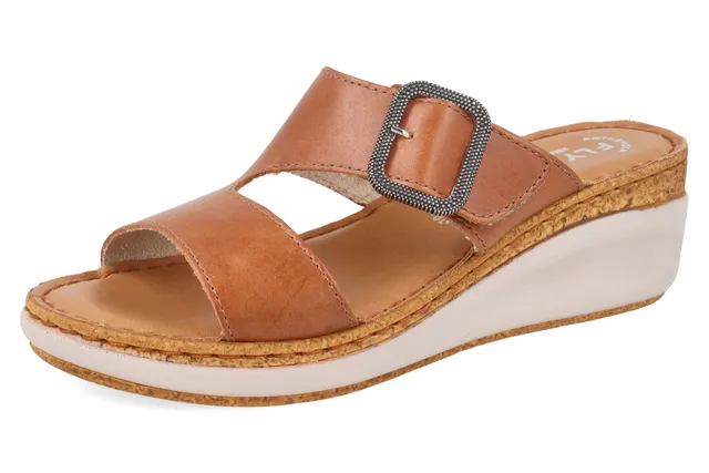 fly-flot-damen-pantolette-aus-leder-mit-klett-und-keil-6-cm image 1