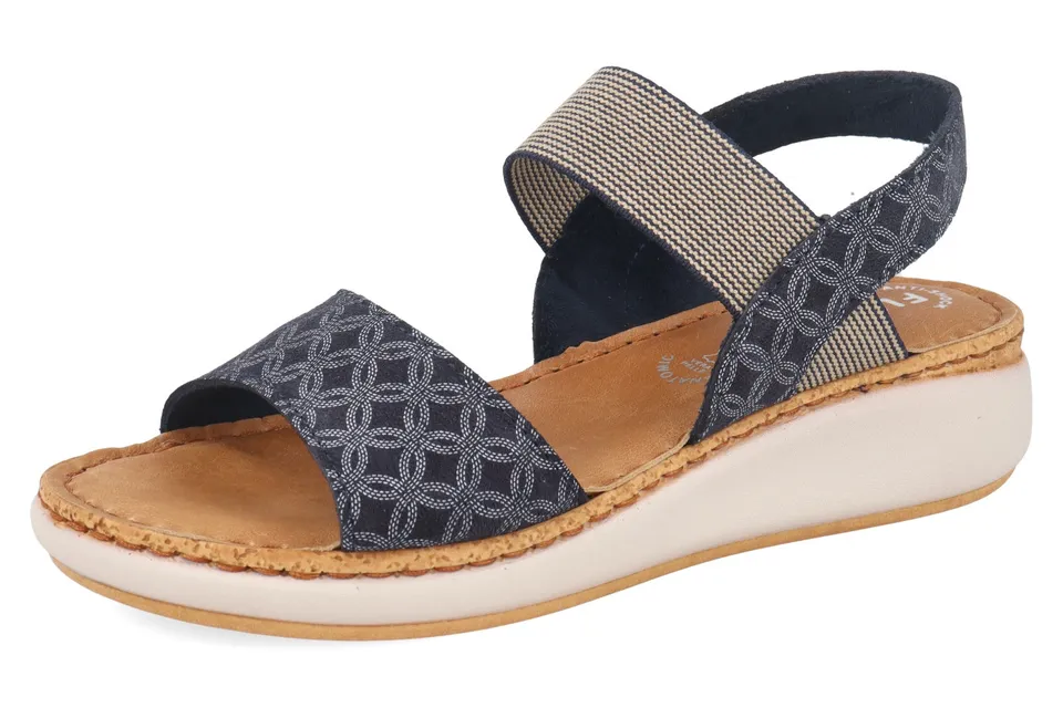 fly-flot-damen-sandale-aus-leder-verstellbarer-riemen-4-cm-sohle image 1