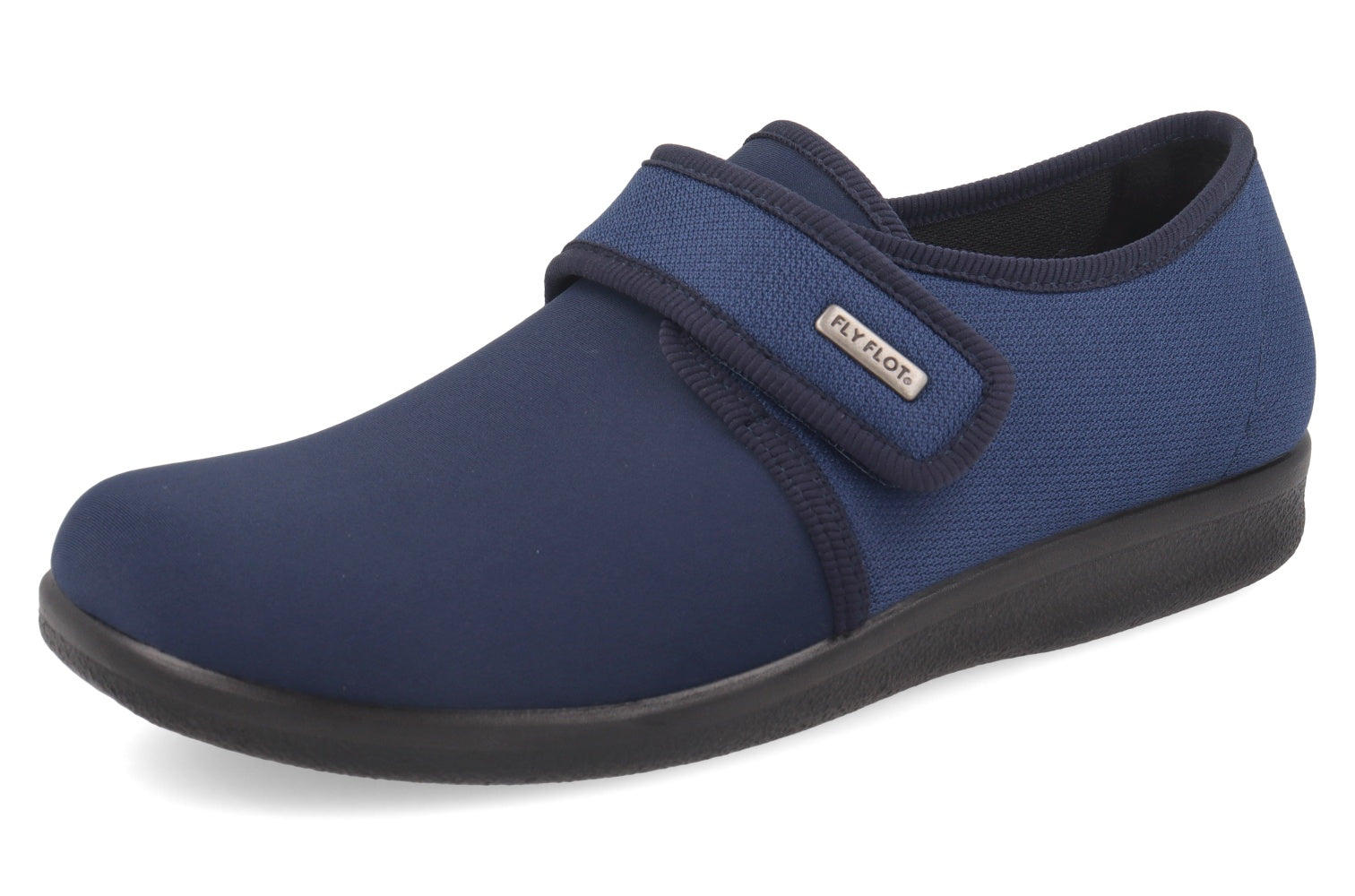 fly-flot-herren-hausschuh-stretch-microfaser-klett image 1