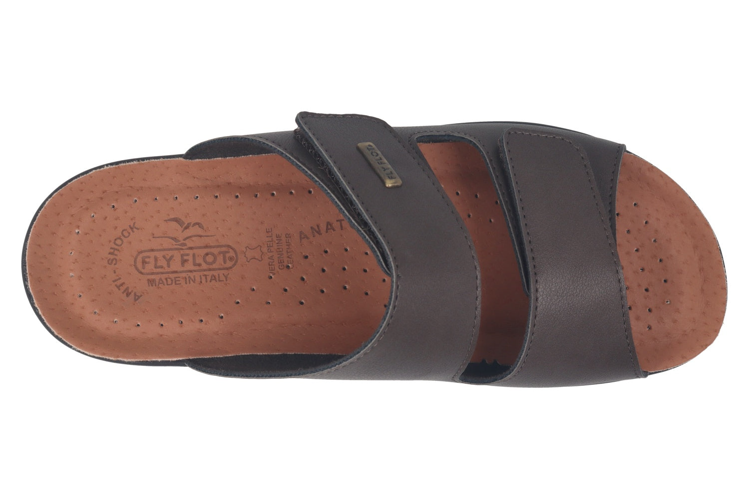 fly-flot-herren-pantolette-evopell-leder-mit-klett image 2