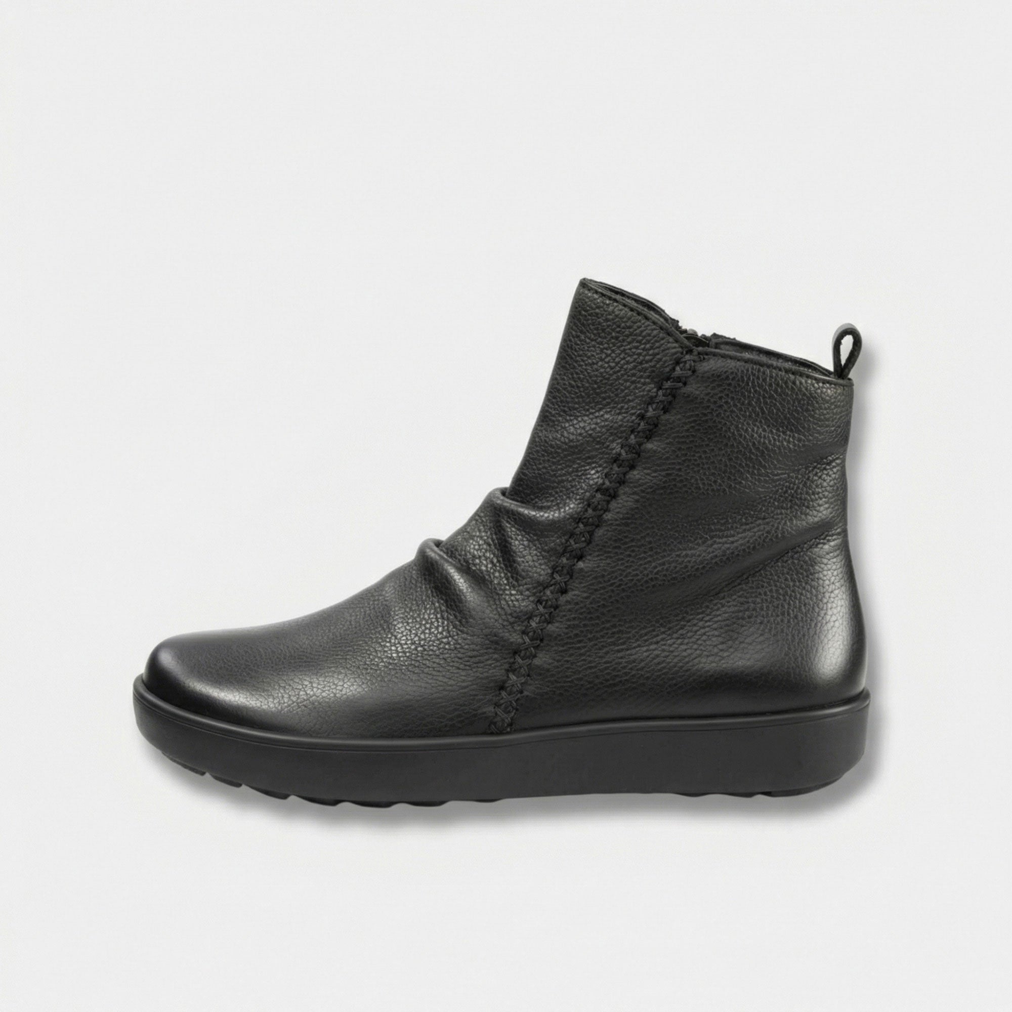 b-r-merle-bootie-stiefelette-blau-casual-flach image 3
