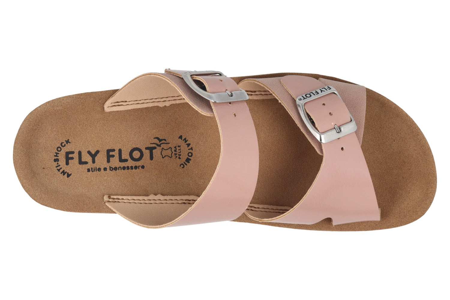 fly-flot-damen-pantolette-aus-microfaser-mit-schnalle-und-lederfu-bett image 6