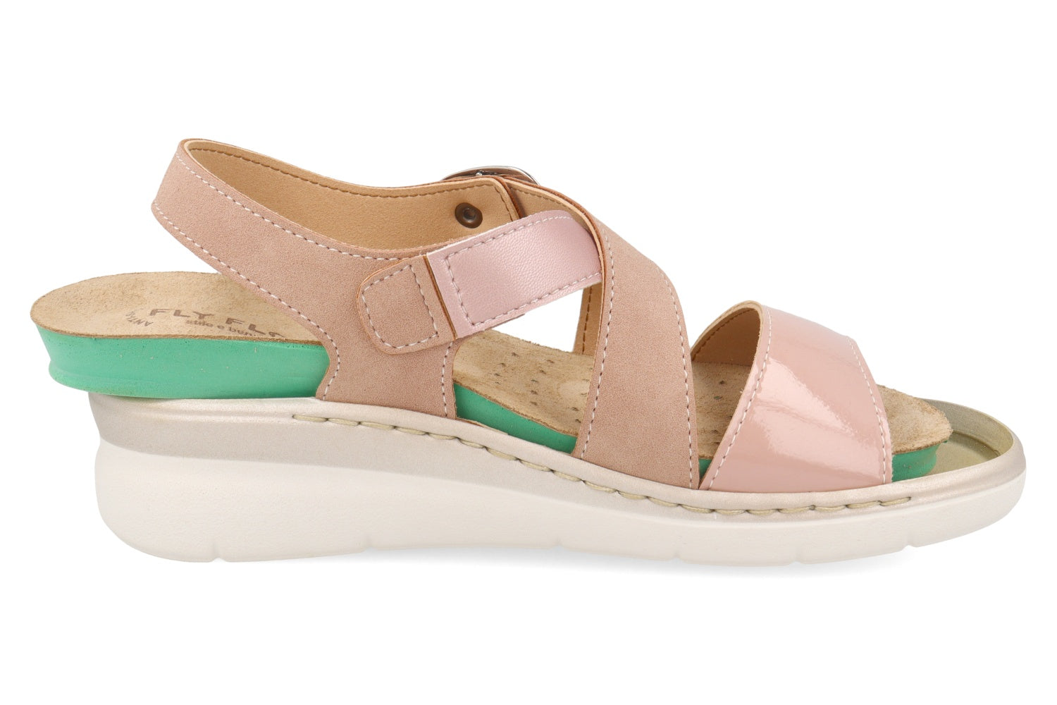 fly-flot-damen-sandale-aus-weicher-microfaser-mit-schnalle-sohle-4-5-cm image 4