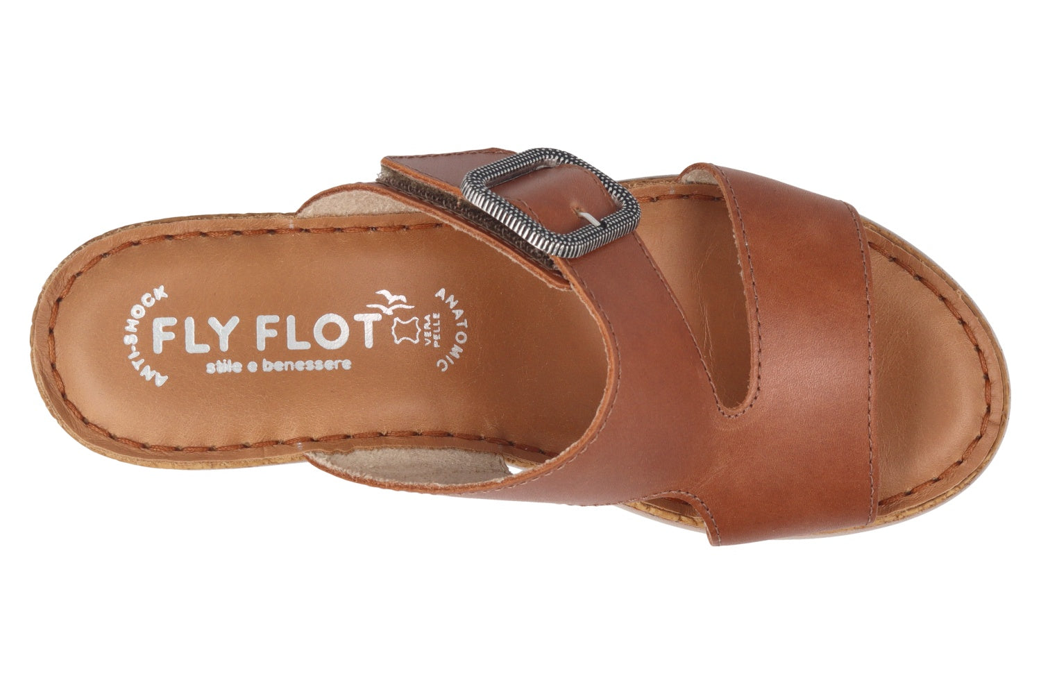 fly-flot-damen-pantolette-aus-leder-mit-klett-und-keil-6-cm image 2