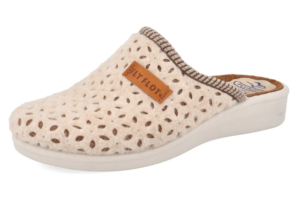 fly-flot-ciabatta-damen-hausschuh-aus-wollstoff image 1