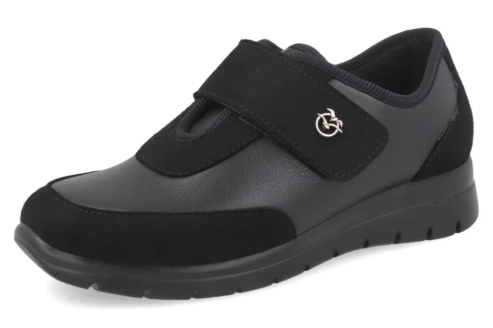 fly-flot-damen-schuhe-aus-elastischer-mikrofaser-mit-klett-und-memory-fu-bett image 1
