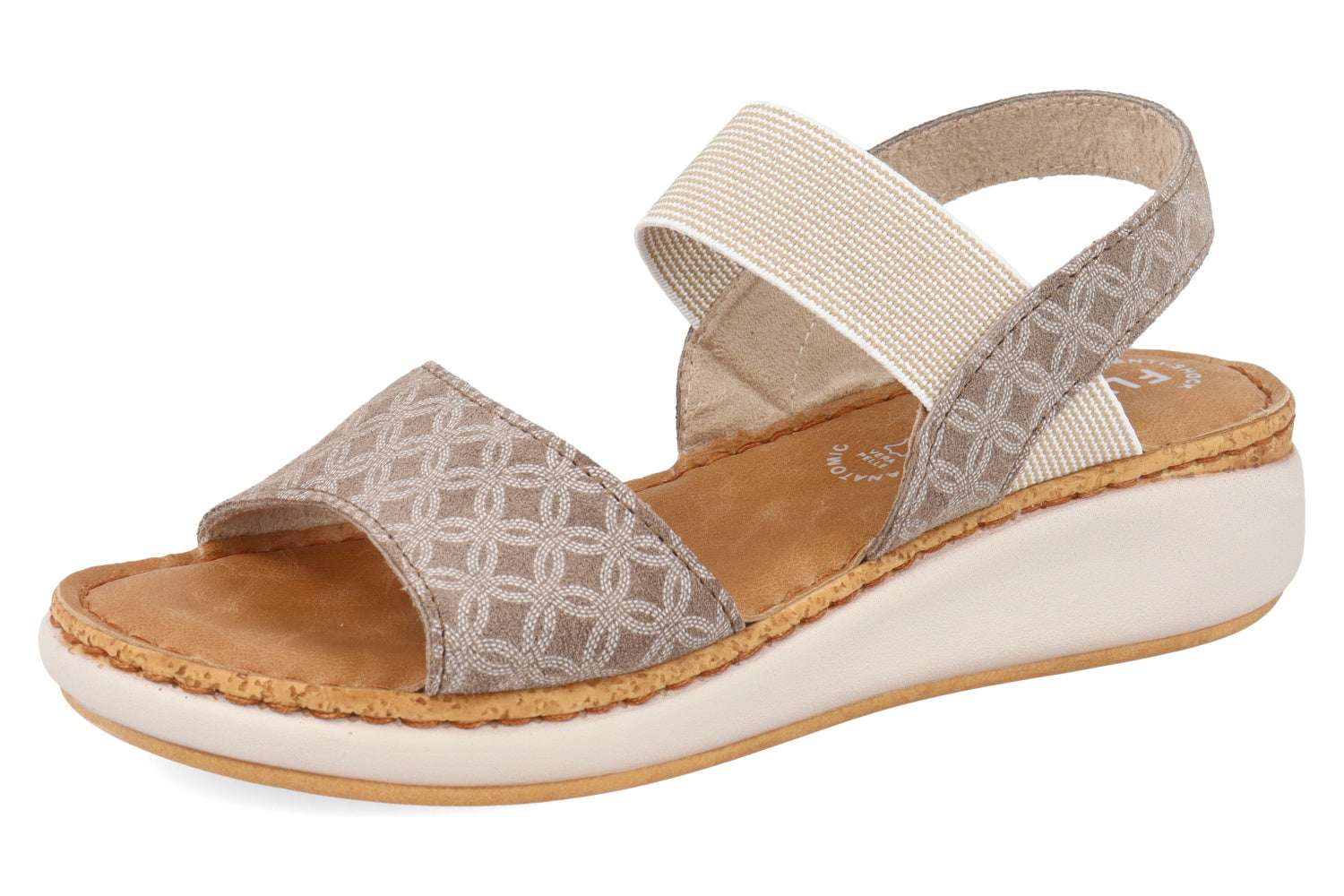 fly-flot-damen-sandale-aus-leder-verstellbarer-riemen-4-cm-sohle image 5