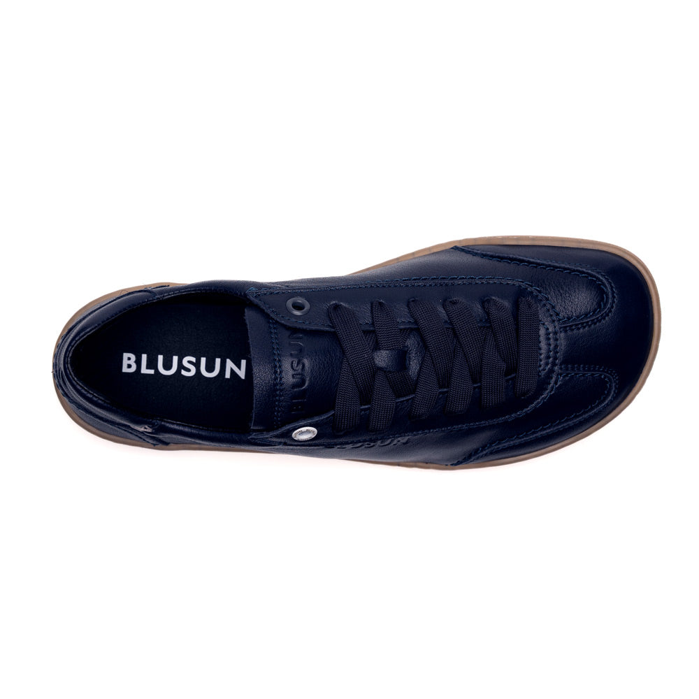 blusun-blsn-220m-herren-barfu-sneaker-navy-blue-glattleder image 3