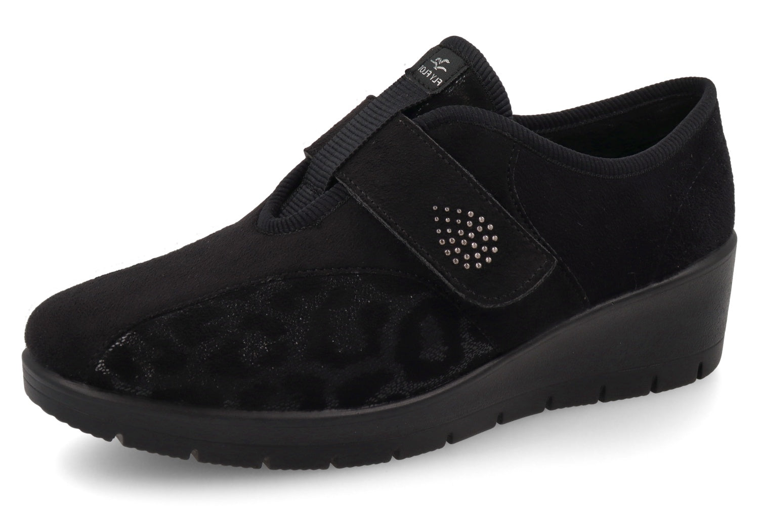 fly-flot-damen-schuh-elastik-microfaser-klett image 1