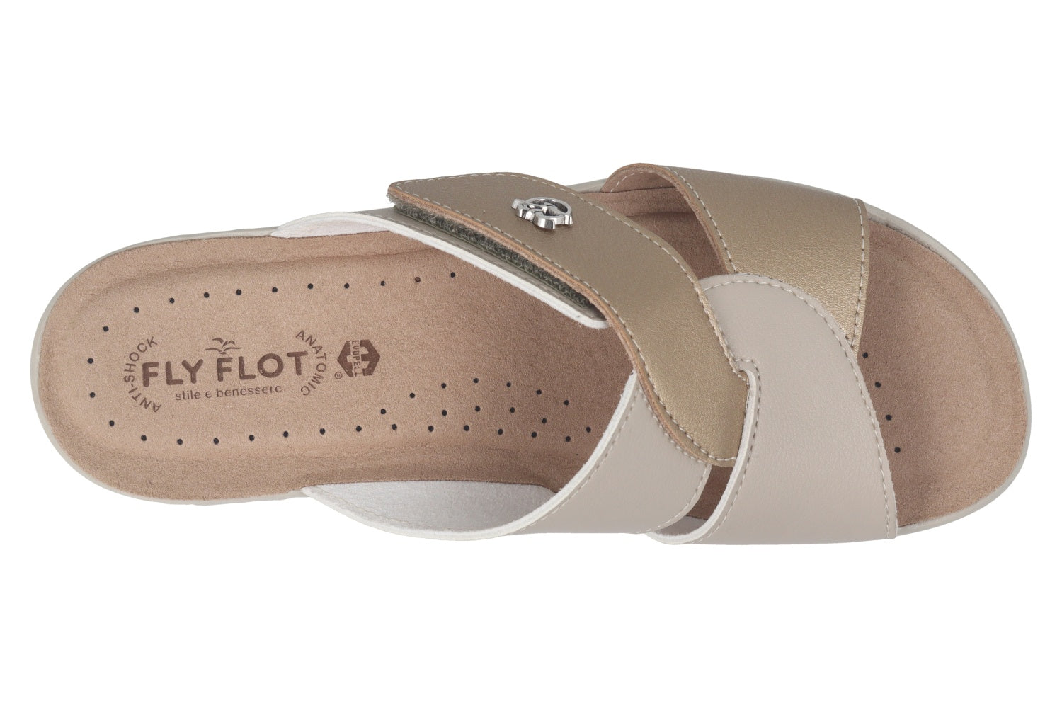 fly-flot-damen-pantolette-ecopelle-mit-klett-4cm-sohle image 2