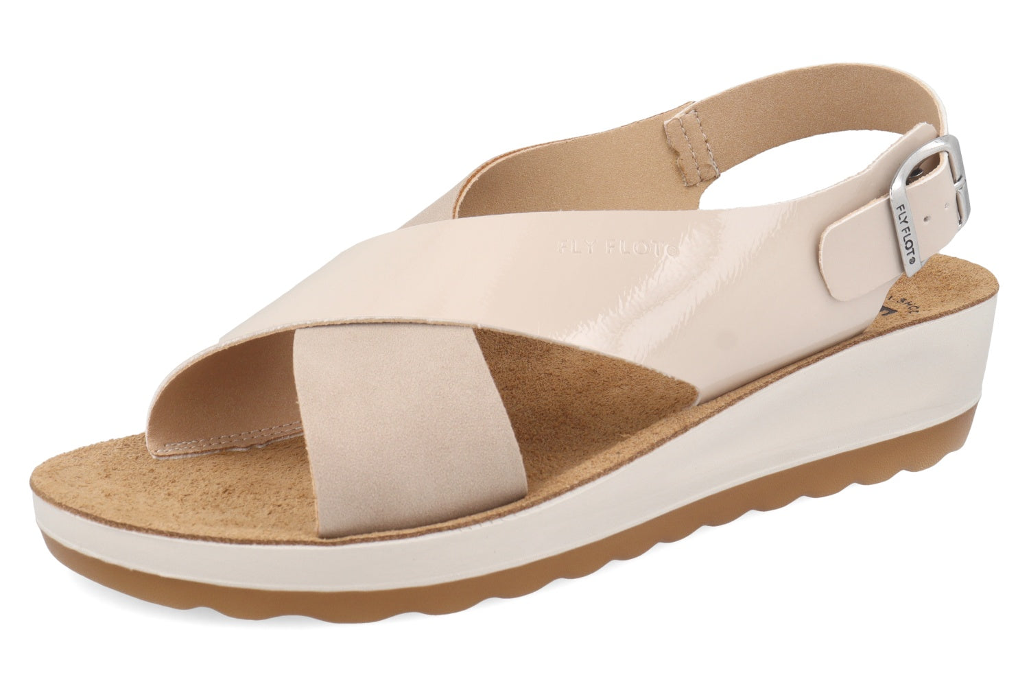 fly-flot-damen-sandale-ecoleder-mit-riemen-keil-4-5-cm image 1