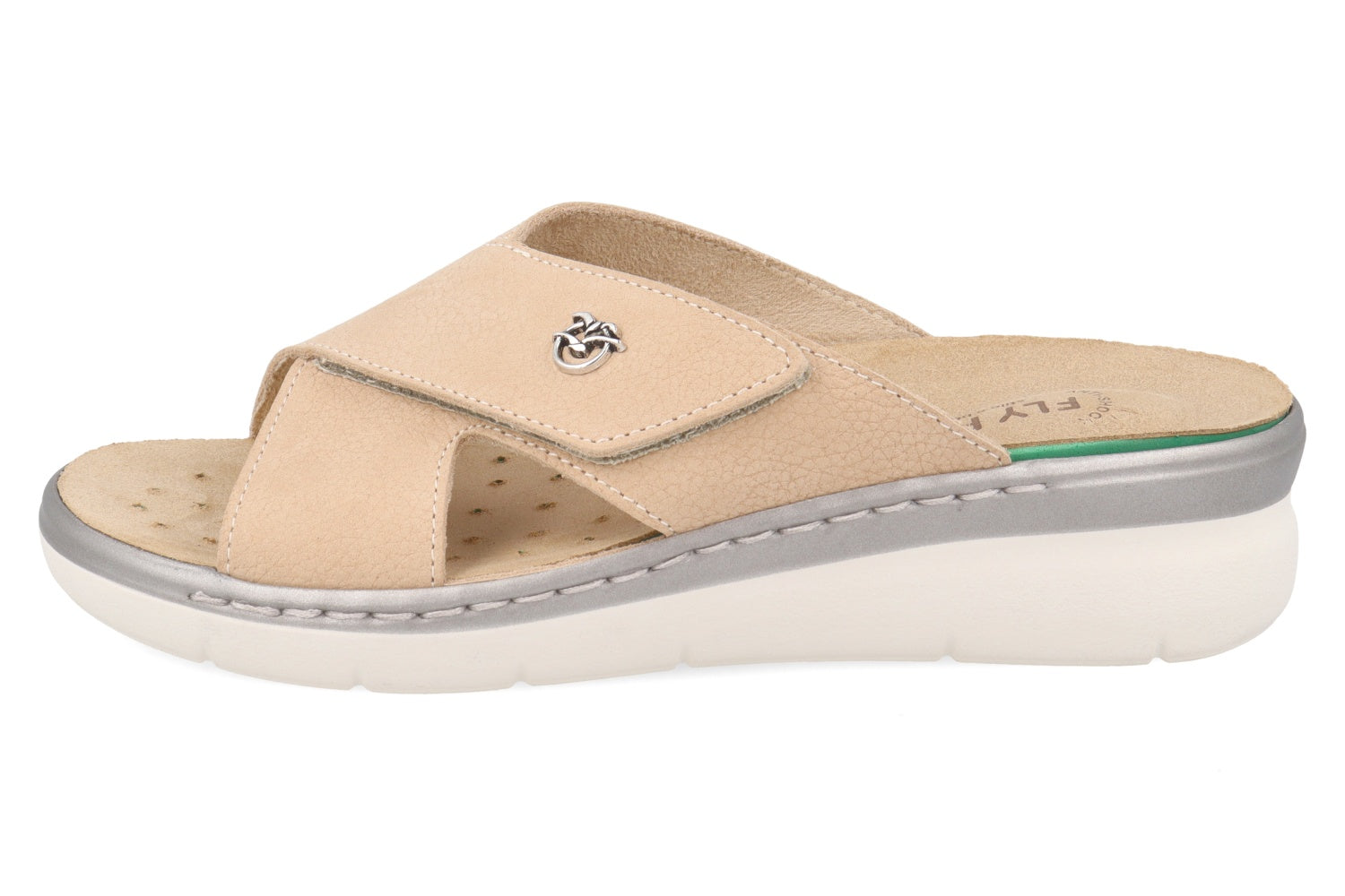 fly-flot-damen-pantolette-aus-leder-klett-wechsel-fu-bett-4-5-cm-sohle image 3