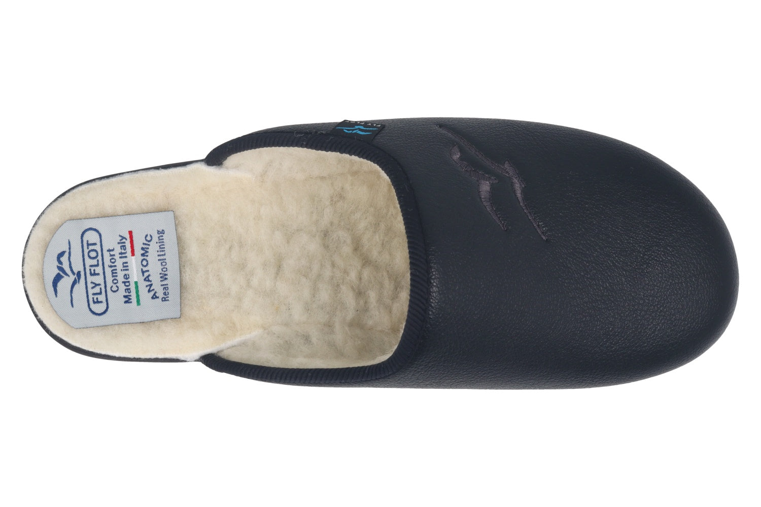 fly-flot-herren-hausschuh-aus-elastischer-mikrofaser-mit-wollfu-bett image 6