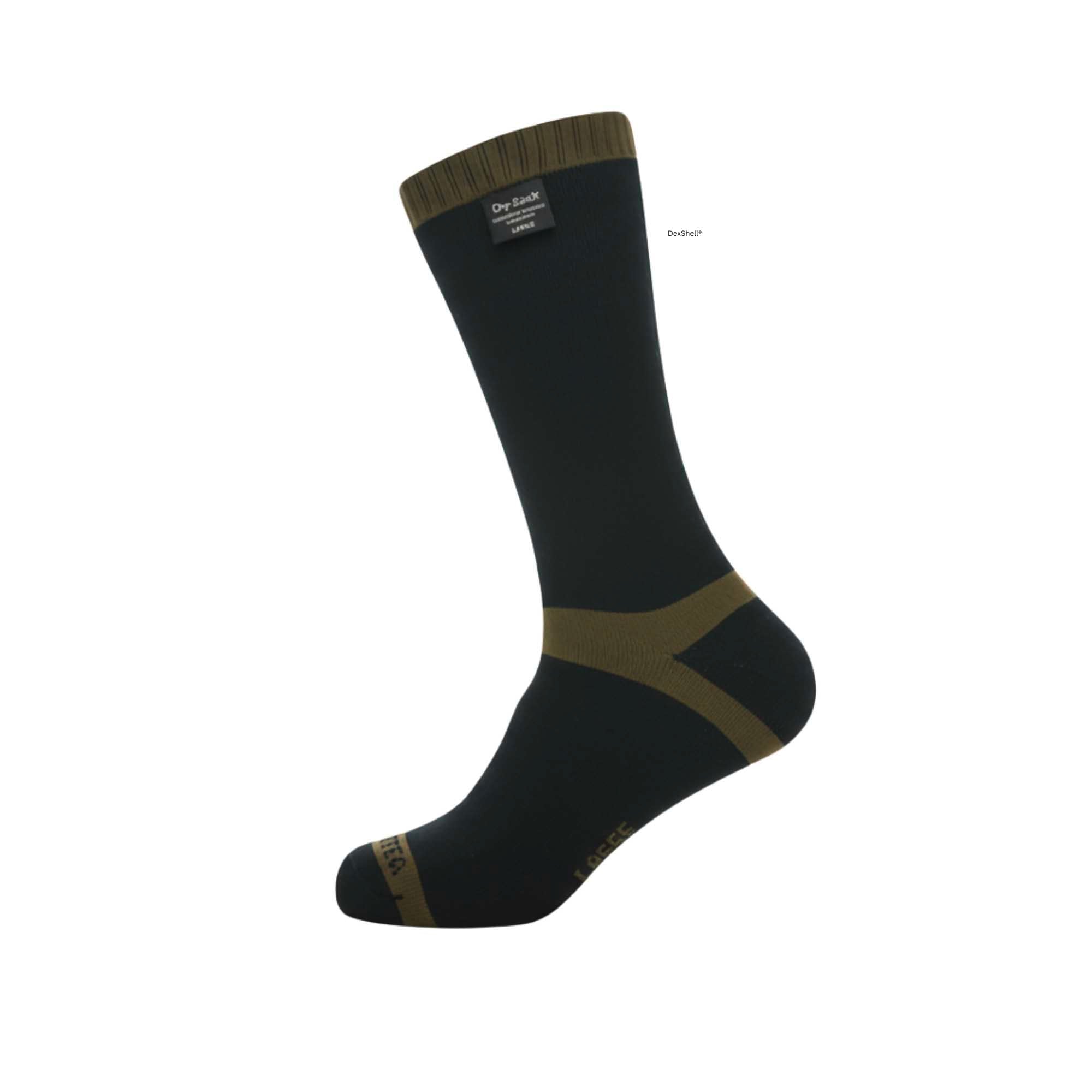 b-r-trekking-socken-dex-shell-gr-n-wasserdicht-merinowolle image 1
