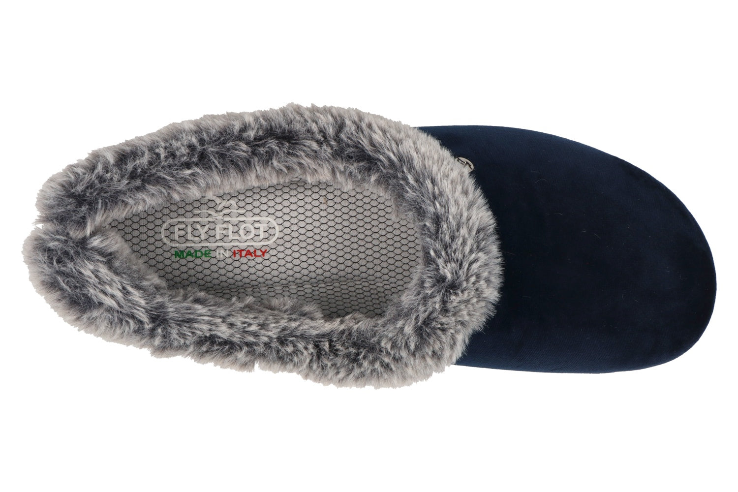 fly-flot-damen-pantolette-aus-microfaser-und-pl-sch-mit-memory-fu-bett image 2