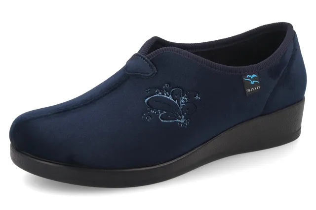 fly-flot-damen-pantofola-hausschuh-aus-samt-velours image 1