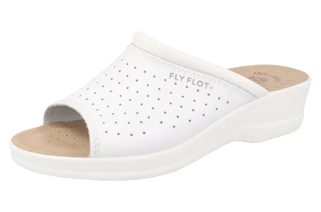fly-flot-damen-pantolette-gelochtes-leder-4-cm image 1