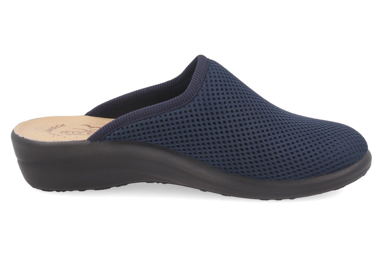 fly-flot-damen-hausschuh-netz-elastik-mit-leder-fu-bett image 4