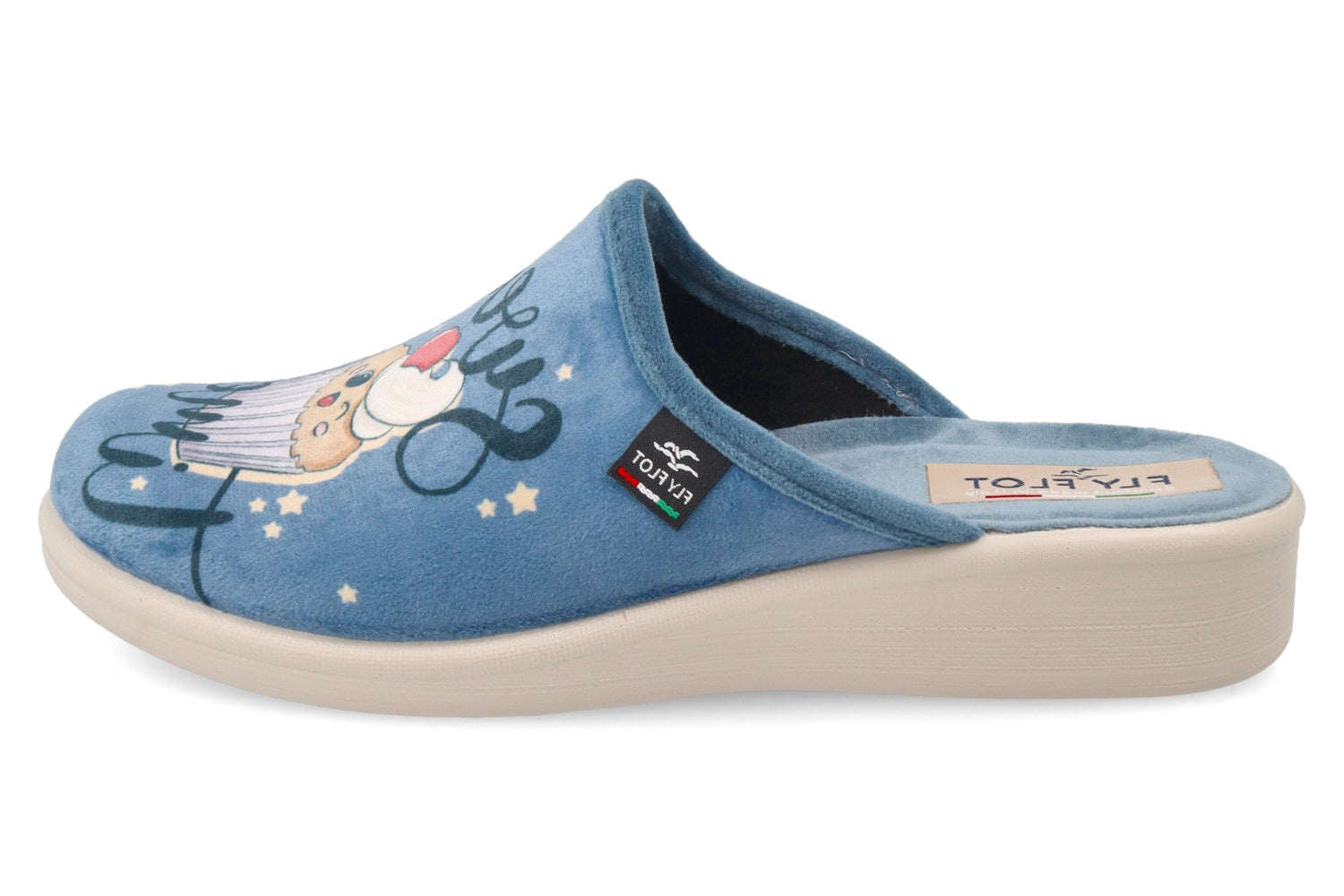fly-flot-damen-pantolette-stoff-mit-anti-shock-3-5-cm-sohle image 3