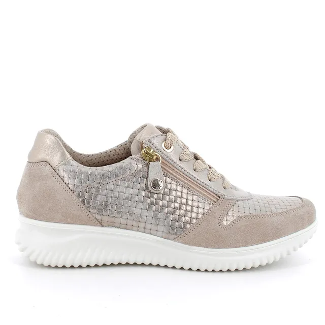 imac-damen-schn-rschuh-taupe-flechtleder-rei-verschluss image 1