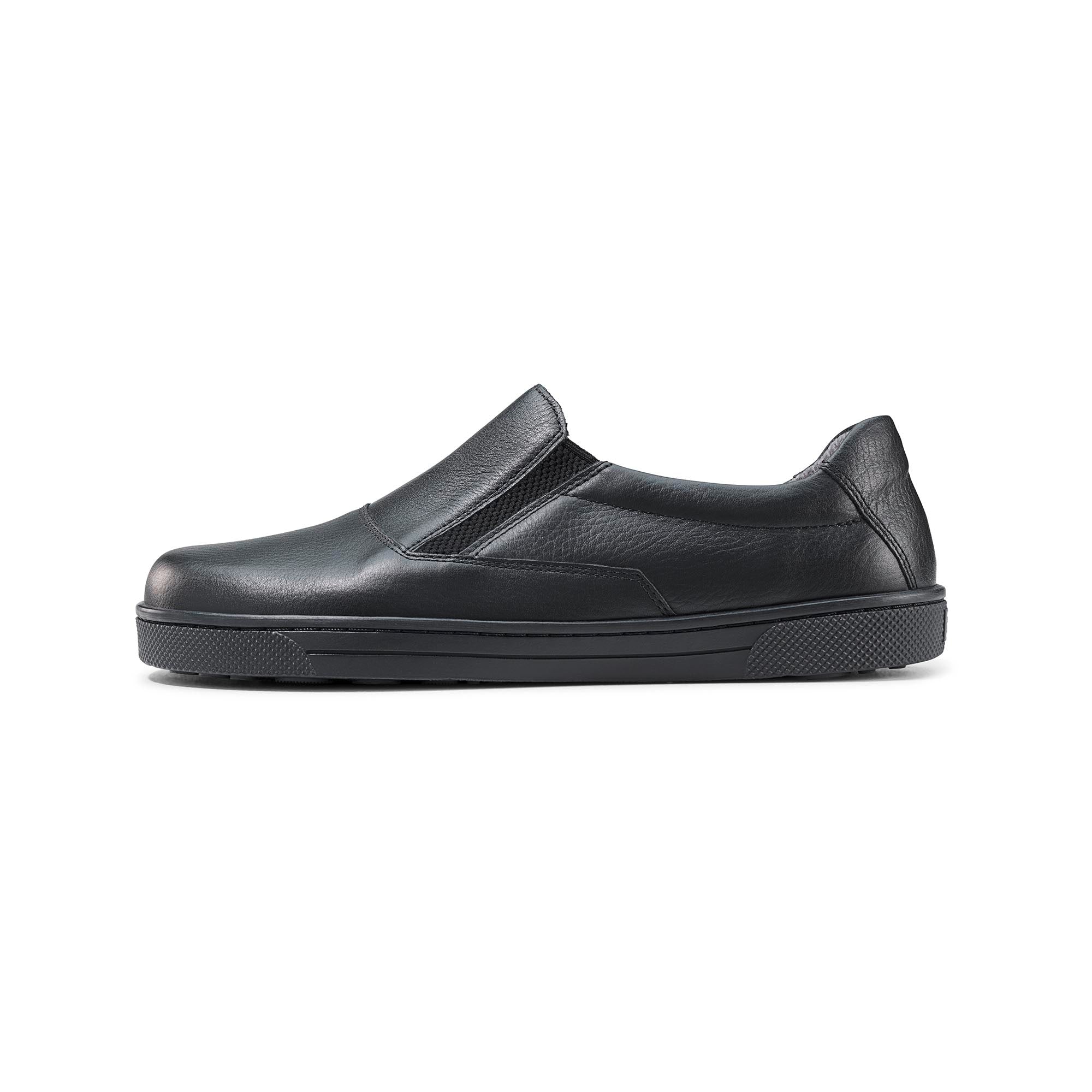 b-r-bastian-herren-slipper-schwarz-flach image 1