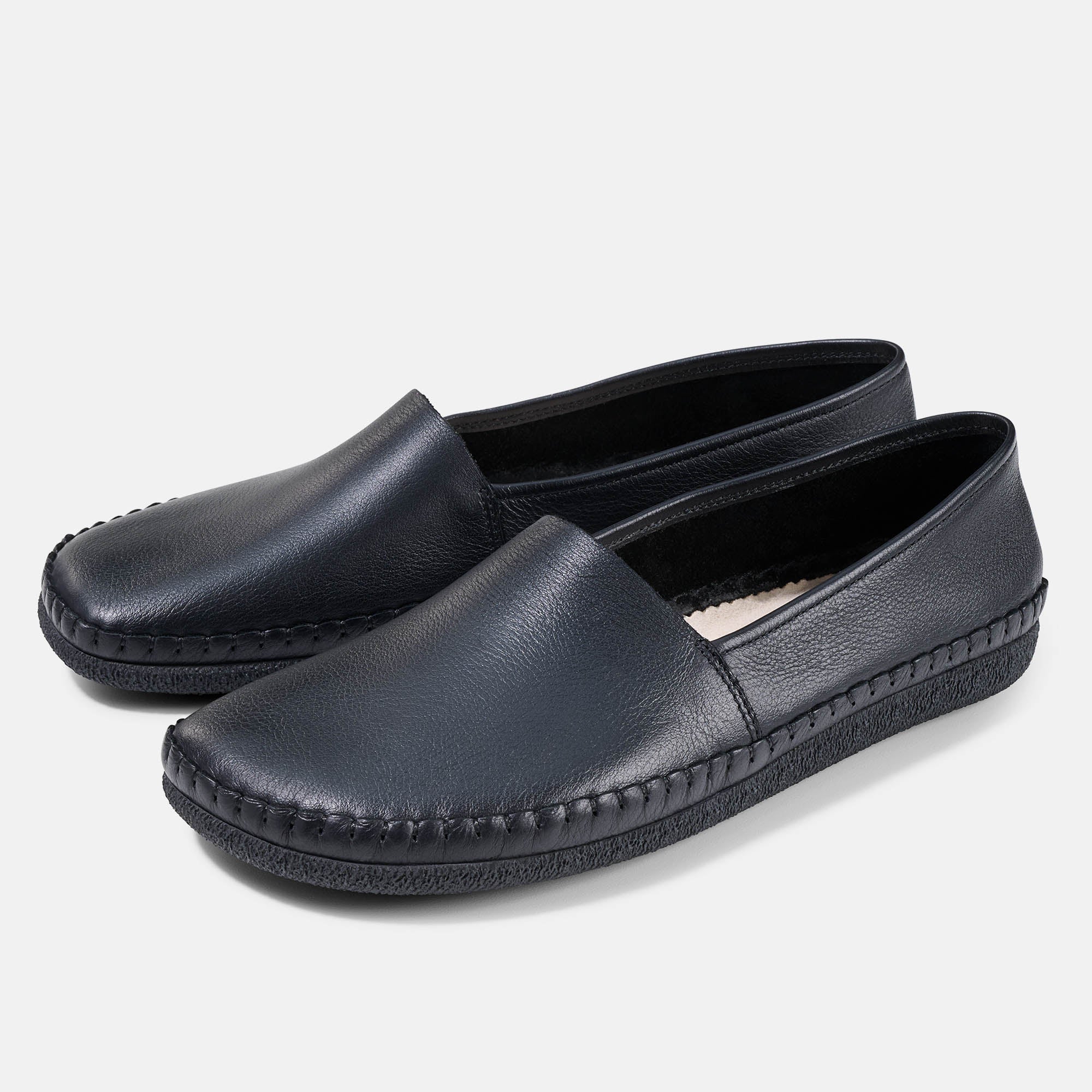 b-r-charlie-slipper-mokassin-blau-braun image 2