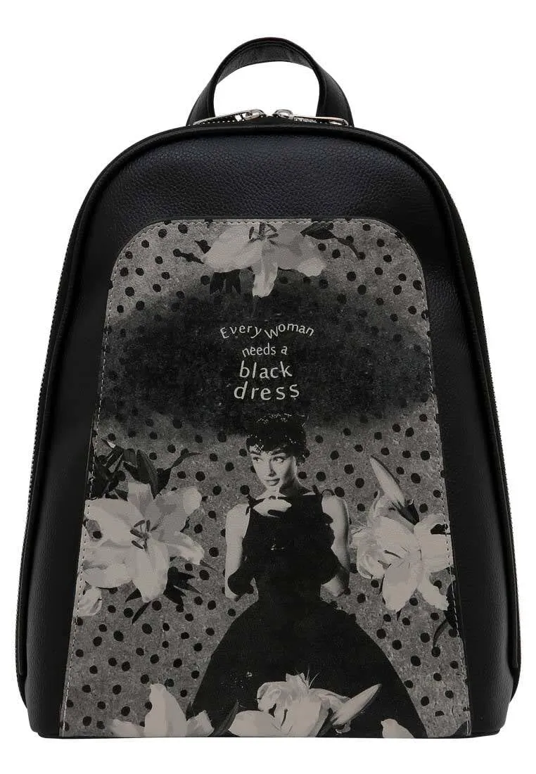 dogo-tidy-bag-veganer-damen-rucksack-black-dress image 1