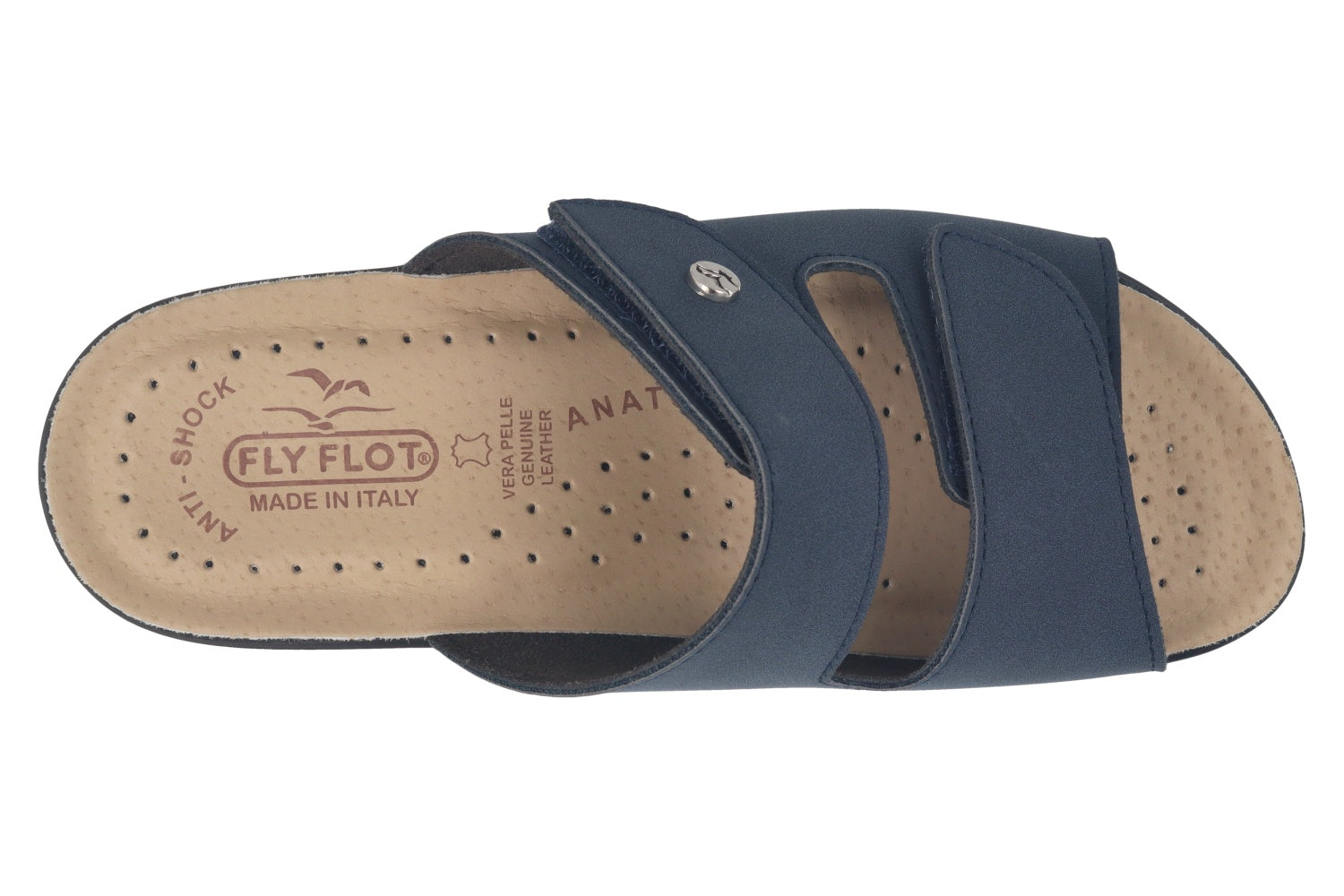 fly-flot-damen-pantolette-microfaser-mit-klett-und-air-flot-4-cm-sohle image 2